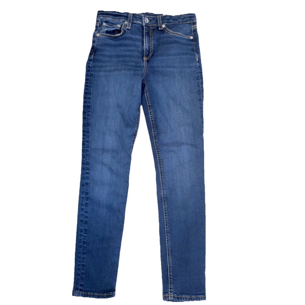 Rag & Bone Capri Mid Rise Ankle Skinny Jeans Women’s 27 Blue Denim